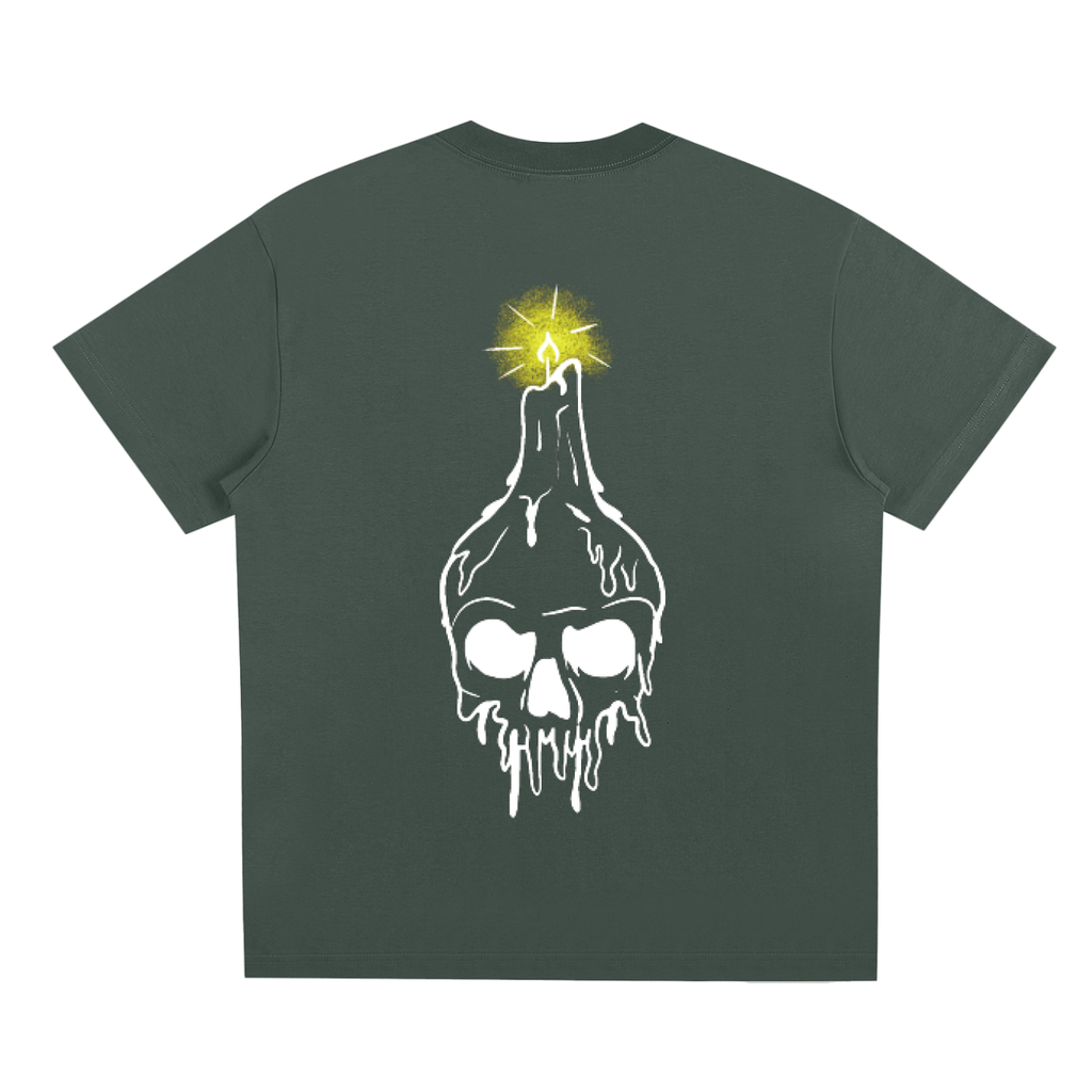Candle Skull, Sorona Quick-Dry Cooling T-Shirt