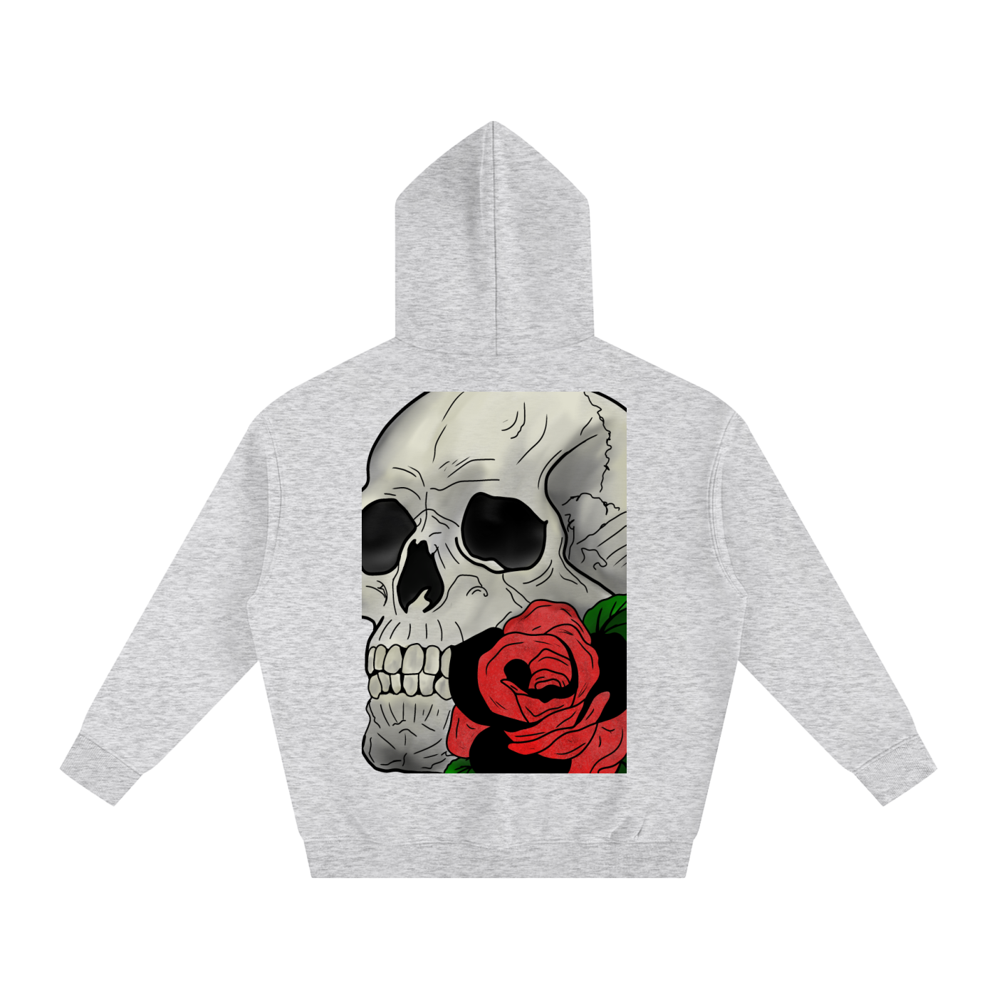 Rose of Death Oversize Fleeced Hoodie