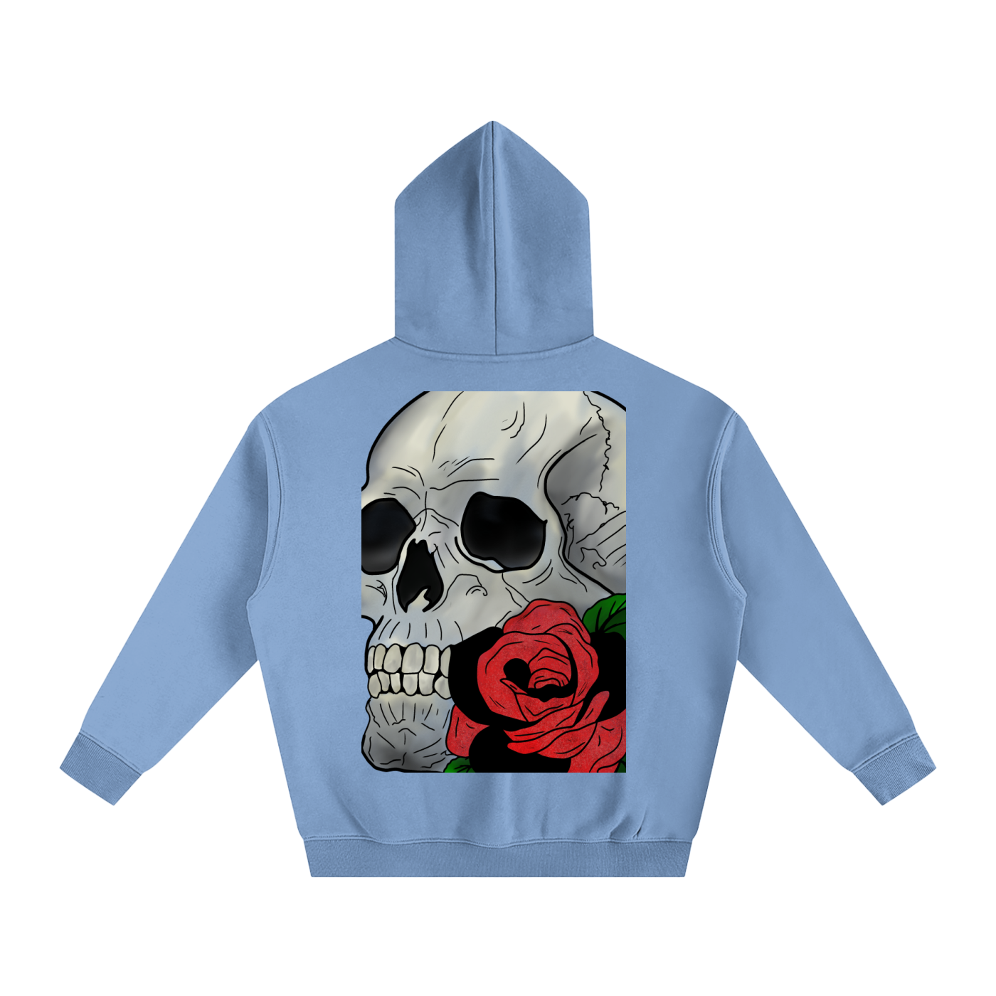 Rose of Death Oversize Fleeced Hoodie