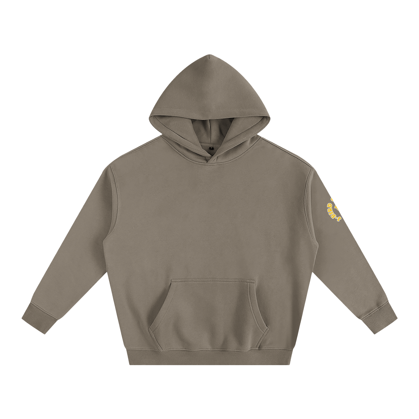 Candle Skull, Oversize Fleeced Hoodie
