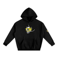 Reaper Hand Holding 9ball, Oversize Fleeced Hoodie