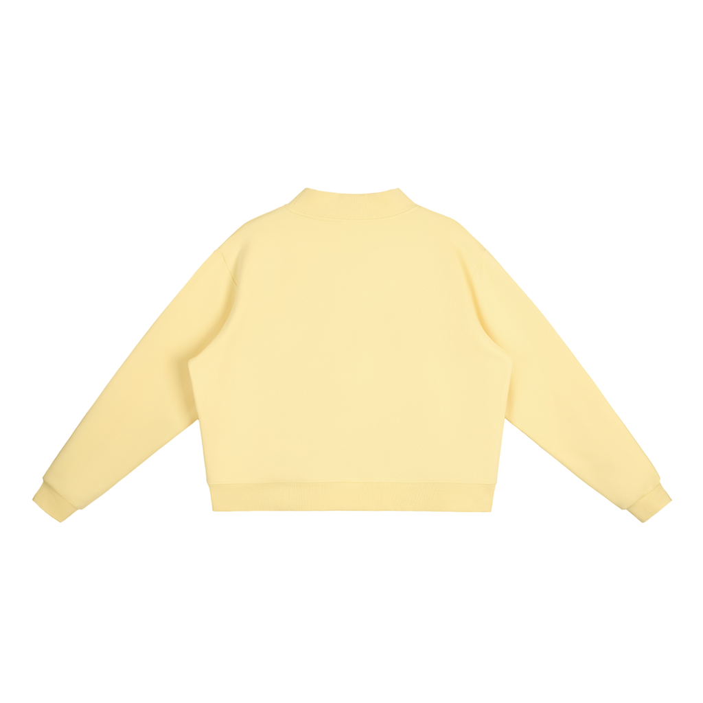 Endlessly Loved By My Kids, Essential Fleece Mock-Neck Crew Sweatshirt
