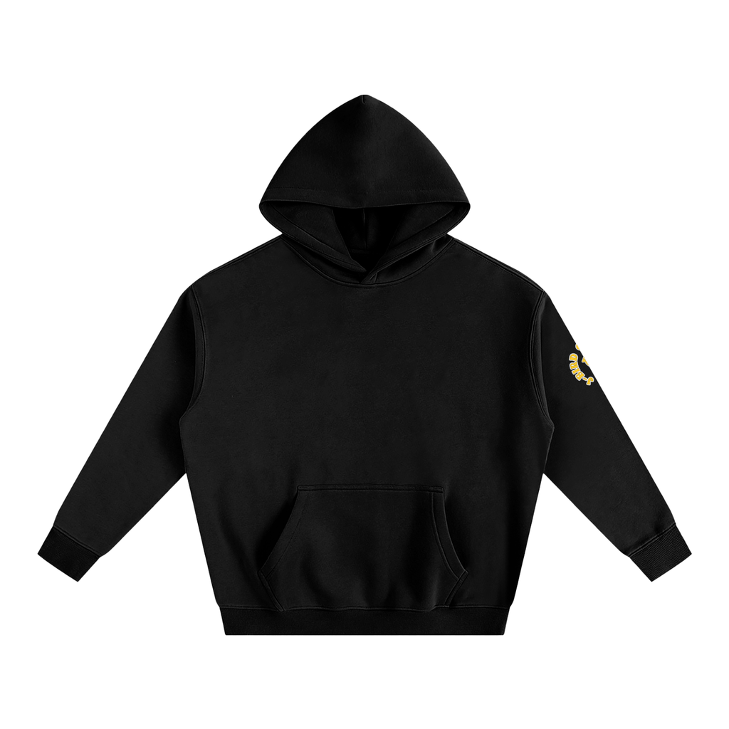 Candle Skull, Oversize Fleeced Hoodie