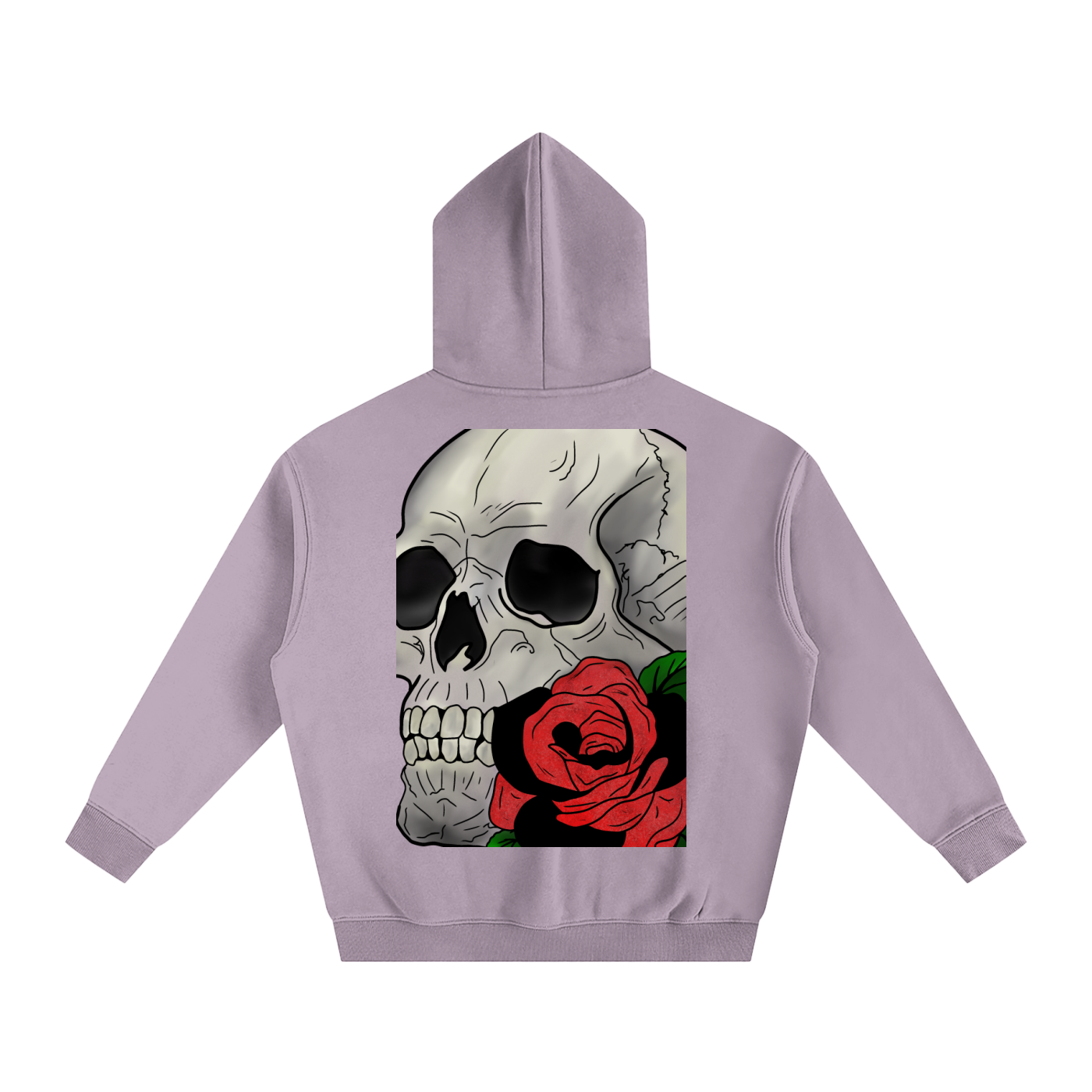 Rose of Death Oversize Fleeced Hoodie
