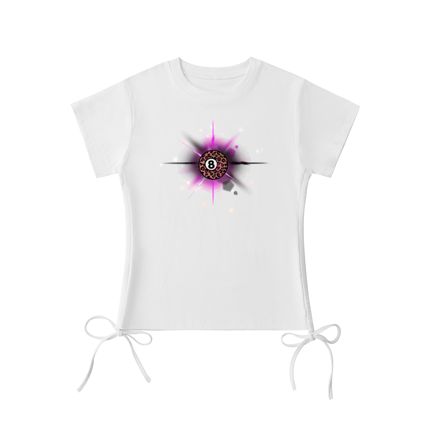 Leopard 8ball, Essential Drawstring T-Shirt