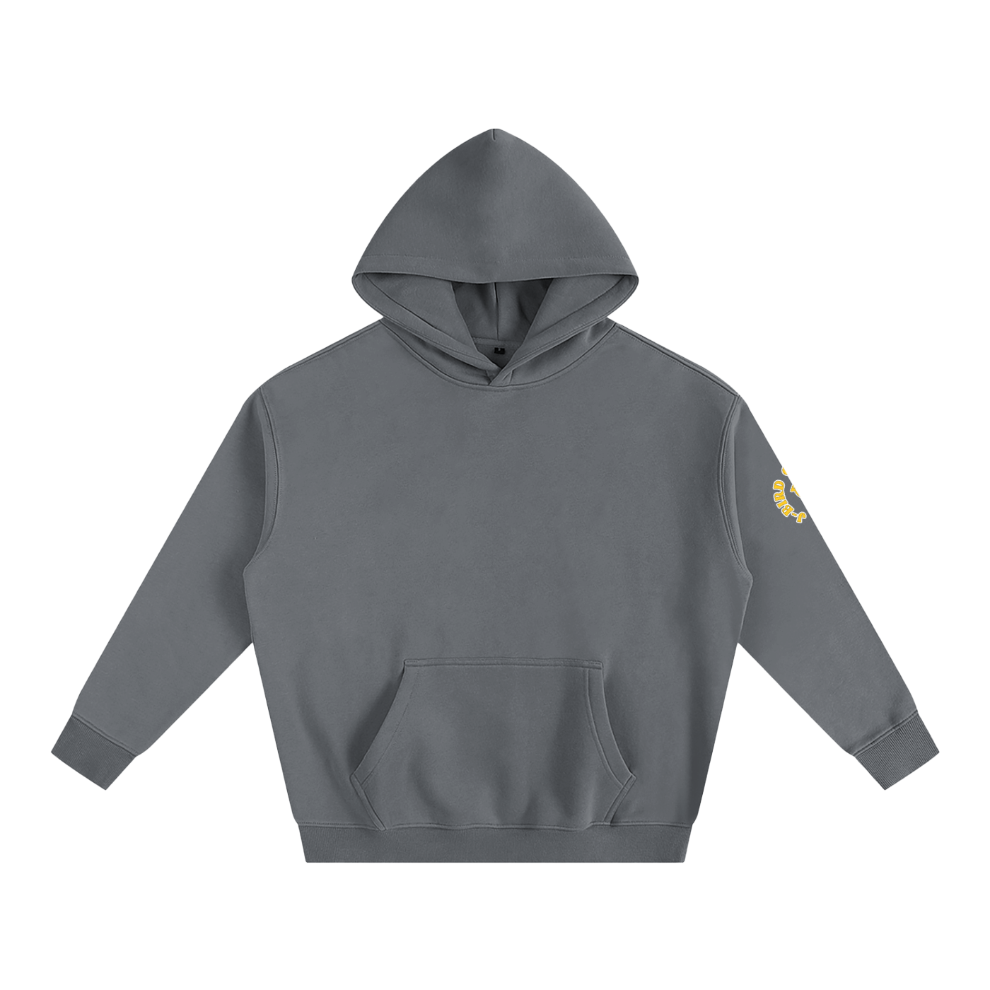 Candle Skull, Oversize Fleeced Hoodie