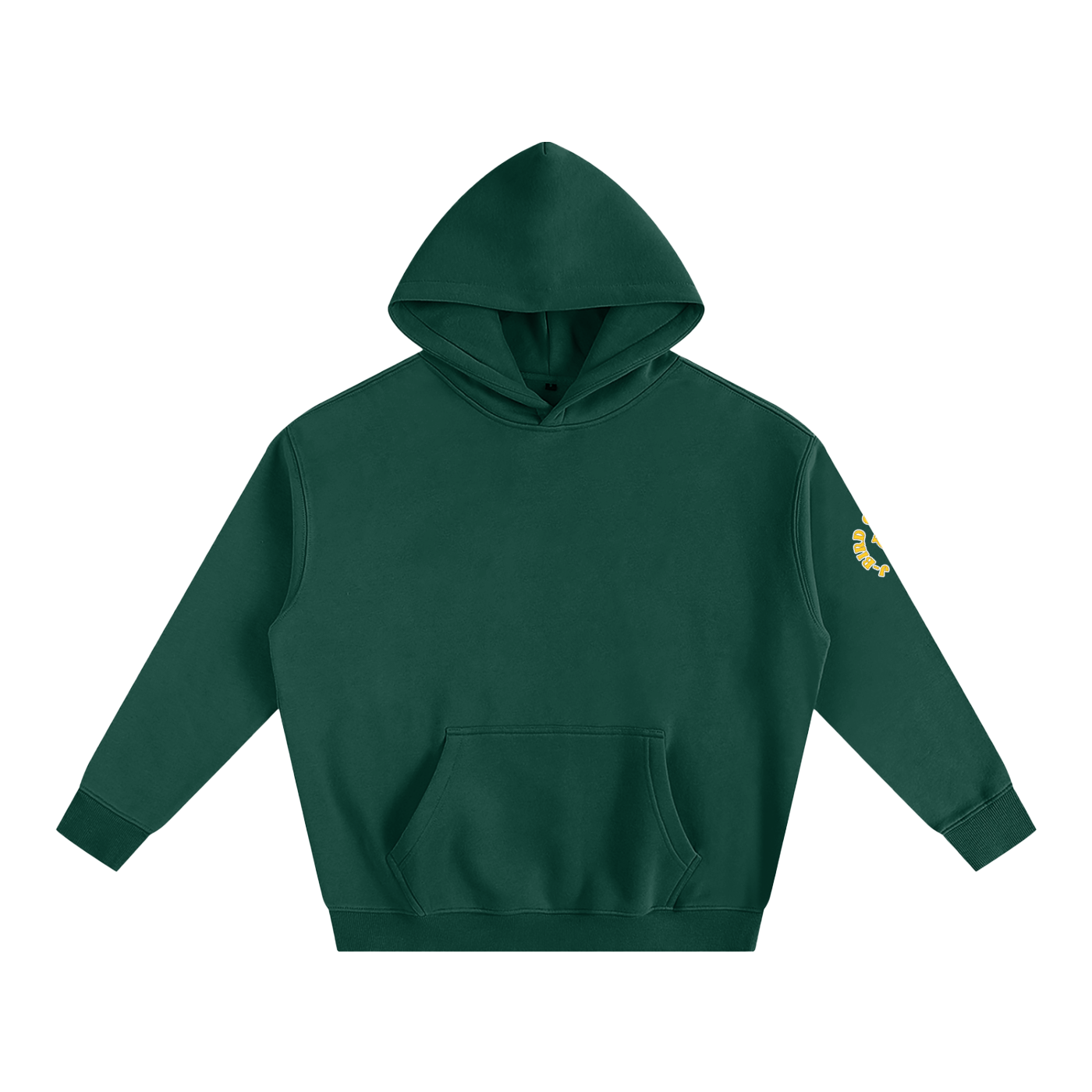 Candle Skull, Oversize Fleeced Hoodie
