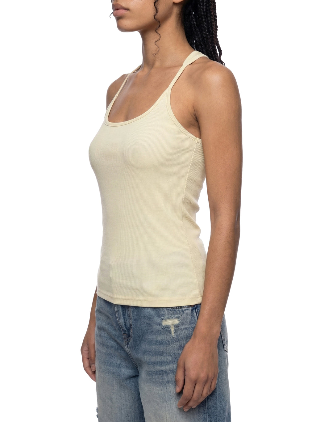 Pollination, Slim Fit Ribbed Racerback Tank Top